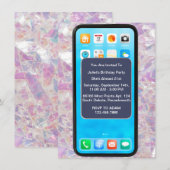 13e 14e 15e 18e 21e mobiele telefoon Verjaardag Kaart (Voorkant / Achterkant)