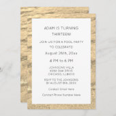 13e aangeboren dag Abstracte aanvalspoel Kaart (Voorkant / Achterkant)