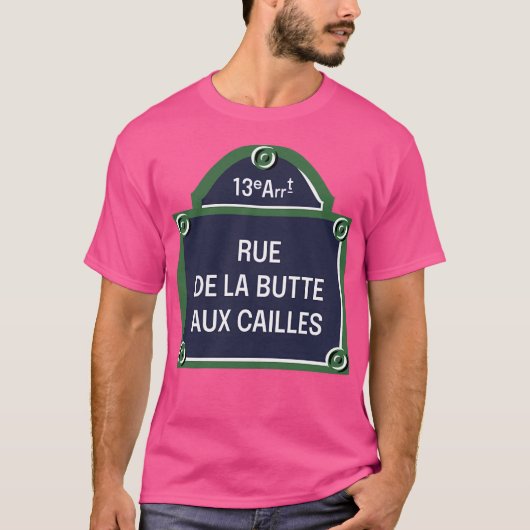 13e arrondissement van Parijs (thuisbasis van de B T-shirt (Voorkant)