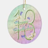 13e Birthday Rainbow Keepomwille Ornament (Links)