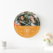 13e bruiloft Jubileum oranje citriene hart Grote Klok (Huis)