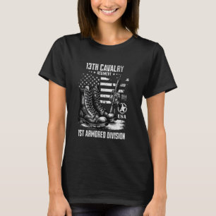 13e Cavalerieregiment 1e Pantserdivisie Militar T-shirt