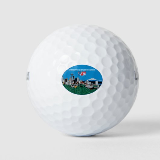 13e CG District Pacific Northwest Golfballen (Voorkant)