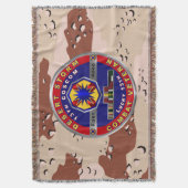 13e Corps Support Command Desert Storm Veteran Deken (Voorkant Verticaal)