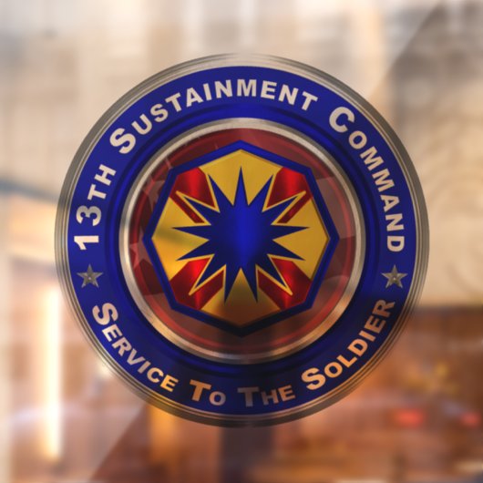 13e Duurzaamheidscommando Raamsticker (Vel 2)