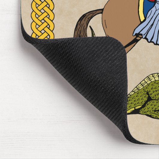 13e eeuw Saint George en de Draak Muismat (Hoek)