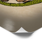 13e eeuw Saint George en de Draak Perfect Poster (Hoek)