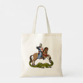 13e eeuw Saint George en de Draak Tote Bag (Achterkant)