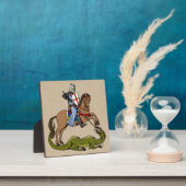 13e eeuw Saint George Fotoplaat (Insitu)