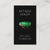 13e-eeuwse schaal Antiek dealer Antiek Store Visitekaartje (Voorkant)