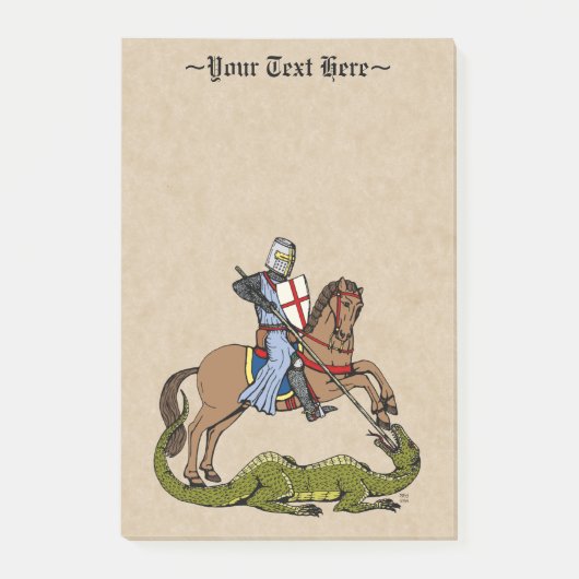 13e-eeuwse Sint-Joris en de Draak Post-it® Notes (Voorkant)