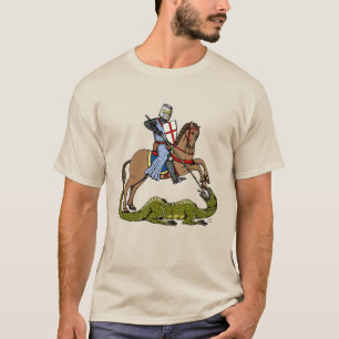 13e-eeuwse Sint-Joris en de Draak T-shirt