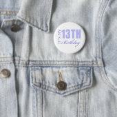 13e geboorte-cadeauidee ronde button 5,7 cm (In situ)