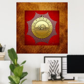 13e graad: Meester van de Negende Boog Poster (Thuiskantoor)