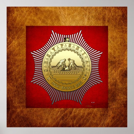 13e graad: Meester van de Negende Boog Poster (Voorkant)