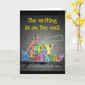 **13e halve dag** SCHRIJVEN IS OP DE TWEEDE MAAND  Kaart (Gele Bloem)