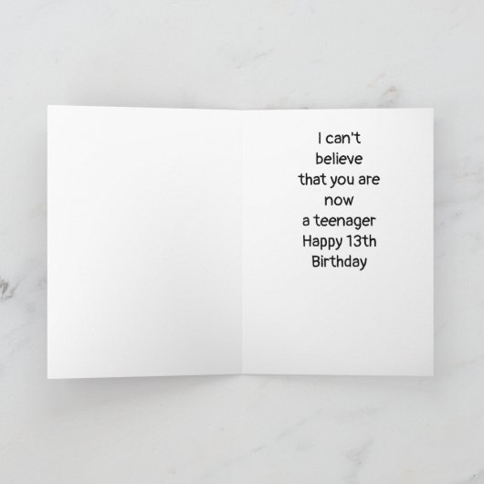 ** 13e halve dag** ZO VEROORDEELD! Kaart (Binnen)