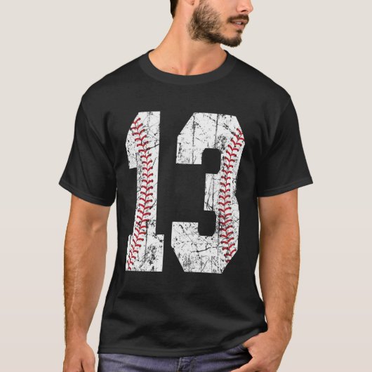 13e honkbal 13 Thirn T-shirt (Voorkant)
