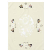 13e Jubileum 2 Foto's Lace-achtige linen Tafelkleed (Voorkant)