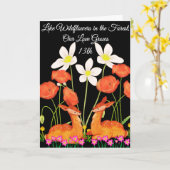 13e Jubileum Wildflower Forest Love Husband Kaart (Gele Bloem)