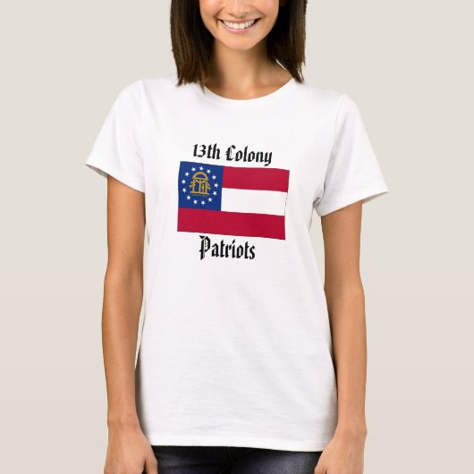 13e koloniepatriotten - Dames uitgerust T-shirt (Voorkant)