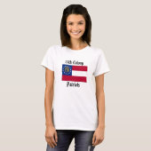 13e koloniepatriotten - Dames uitgerust T-shirt (Voorkant volledig)