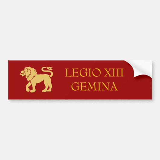 13e Legion Bumpersticker (Voorkant)