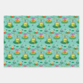 13e leuke verjaardag kikker inpakpapier vel (Voorkant 3)