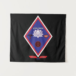 13e MEU Milsim-vlag Wandkleed