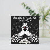 13e Natuur Jubileum Wildflower Kaart voor koppel (Staand voorkant)