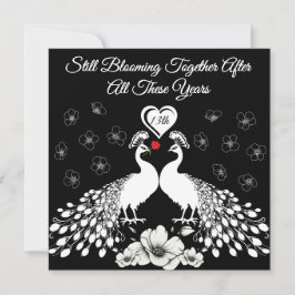 13e Natuur Jubileum Wildflower Kaart voor koppel