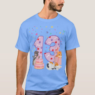 13e schattige kist van 13 jaar oud t-shirt