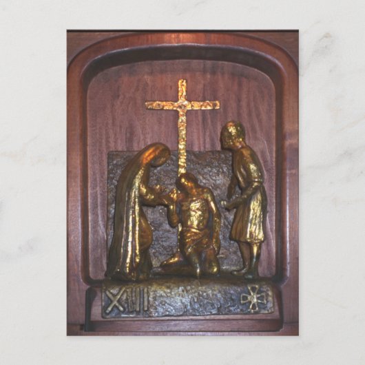 13e station van het kruispunt briefkaart (Voorkant)