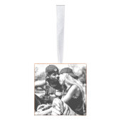 13e trouwdag hart twee foto citrine decoratie (Rechts)