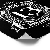 13e trouwdag poster (Hoek)