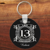 13e trouwdag sleutelhanger (Voorkant)