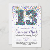 13e uitnodiging tot Confetti op zondag (Voorkant)