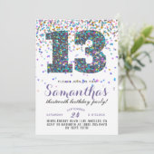 13e uitnodiging tot Confetti op zondag (Staand voorkant)