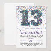 13e uitnodiging tot Confetti op zondag (Voorkant / Achterkant)