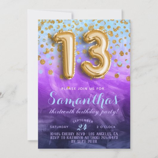 13e uitnodiging tot Confetti op zondag (Voorkant)