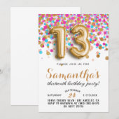 13e uitnodiging tot Confetti op zondag (Voorkant / Achterkant)