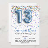 13e uitnodiging tot Confetti op zondag (Voorkant / Achterkant)