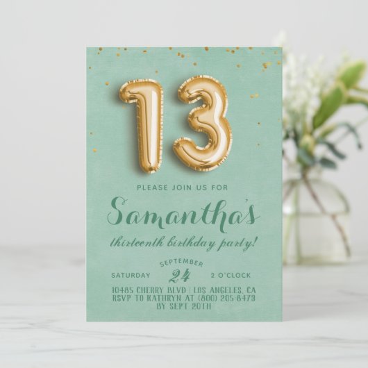 13e uitnodiging tot Confetti op zondag (Staand voorkant)