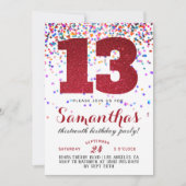 13e uitnodiging tot Confetti op zondag (Voorkant)