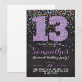 13e uitnodiging tot Confetti op zondag (Voorkant / Achterkant)