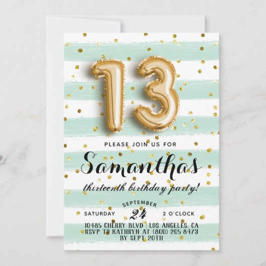 13e uitnodiging tot Confetti op zondag (Voorkant)