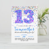 13e uitnodiging tot Confetti op zondag (Staand voorkant)