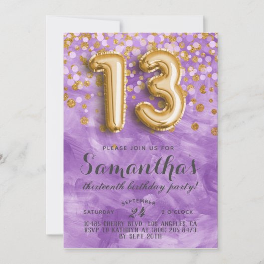 13e uitnodiging tot Confetti op zondag (Voorkant)