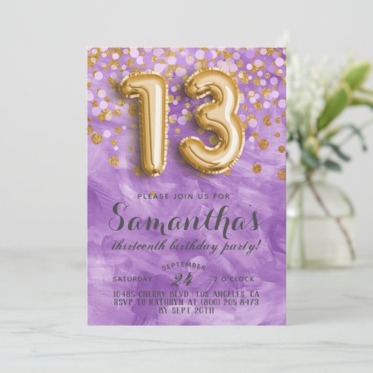 13e uitnodiging tot Confetti op zondag (Staand voorkant)