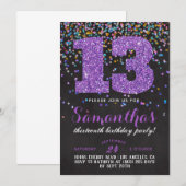 13e uitnodiging tot Confetti op zondag (Voorkant / Achterkant)